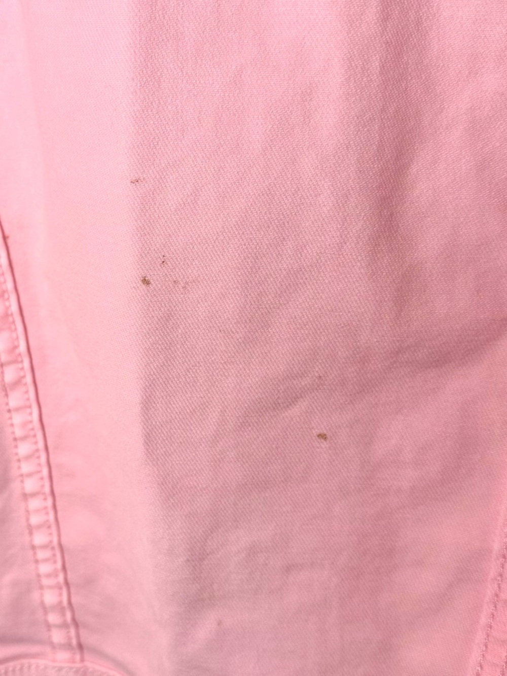 Lilly Pulitzer Pastel Pink Laylani Denim Jacket - Gold Buttons Size Large - Picture 9 of 12